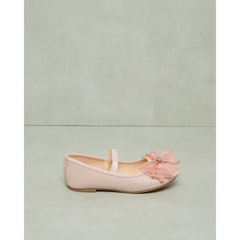 Girls Pink Bow Ballerina|EU25|EU26|EU27|EU28|EU29|EU30
