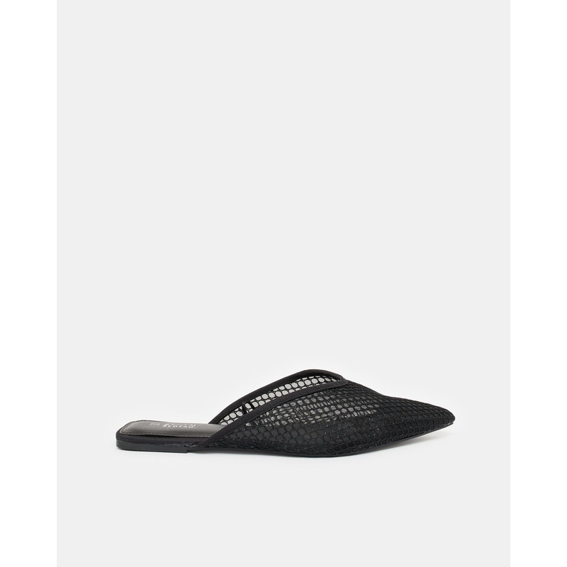 Women Black Mesh Mule|EU36|EU37|EU38|EU39|EU40|EU41