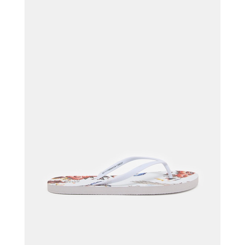 Women Green Floral Flip Flop|EU36|EU37|EU38|EU39|EU40|EU41