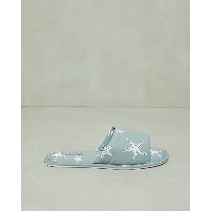 Women Mint Printed Slipper|Small|Medium|Large