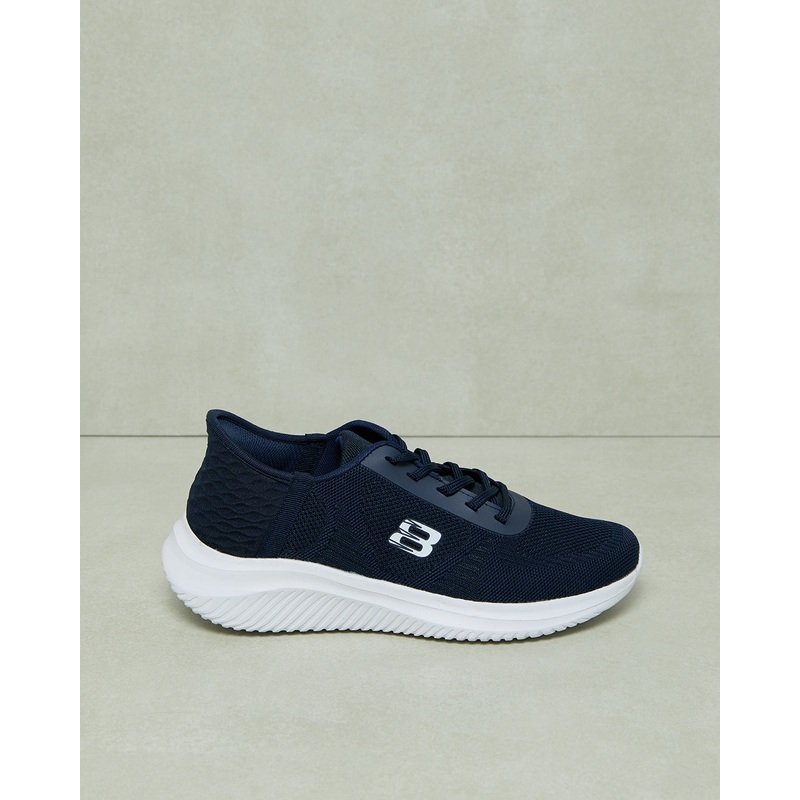 Women Navy Sport Lace Up Sneaker