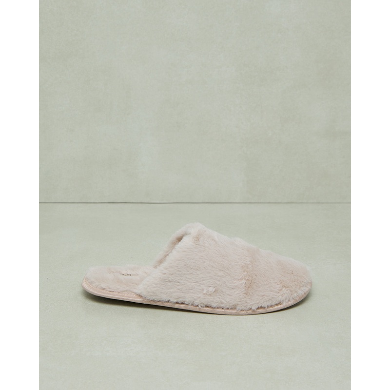 Women Taupe Classic Slipper|Small|Medium|Large