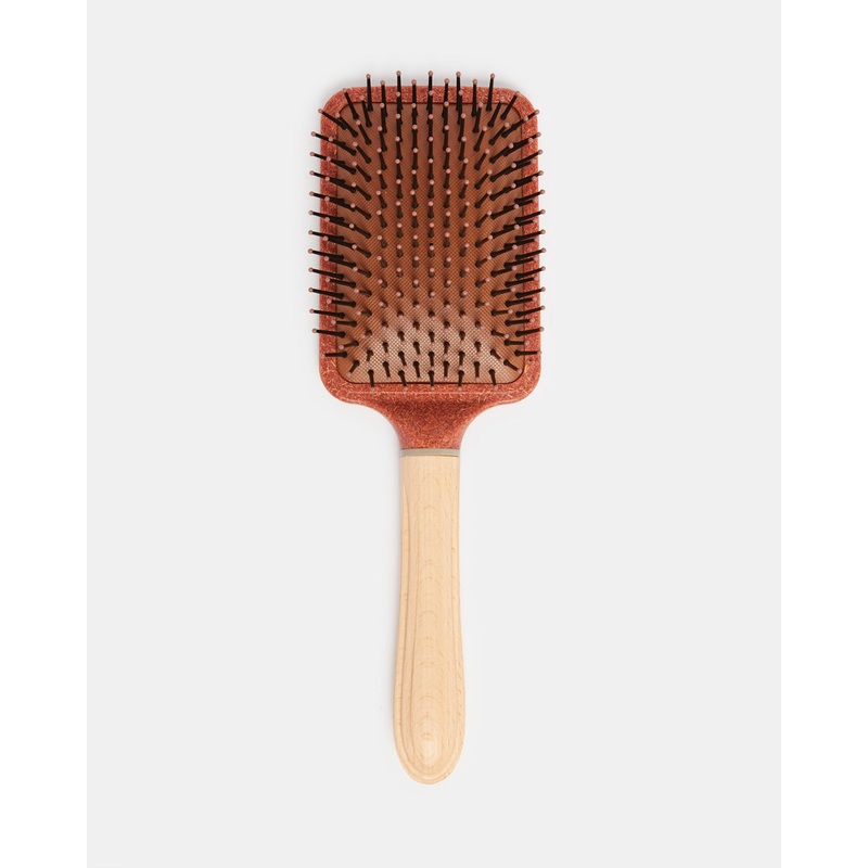 Beige Wooden Hair Brush