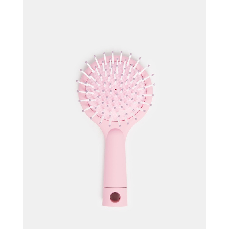 Girls Pink Embellished Hair Brush