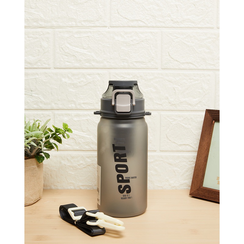 Grey Printed Water Bottle (800ml)