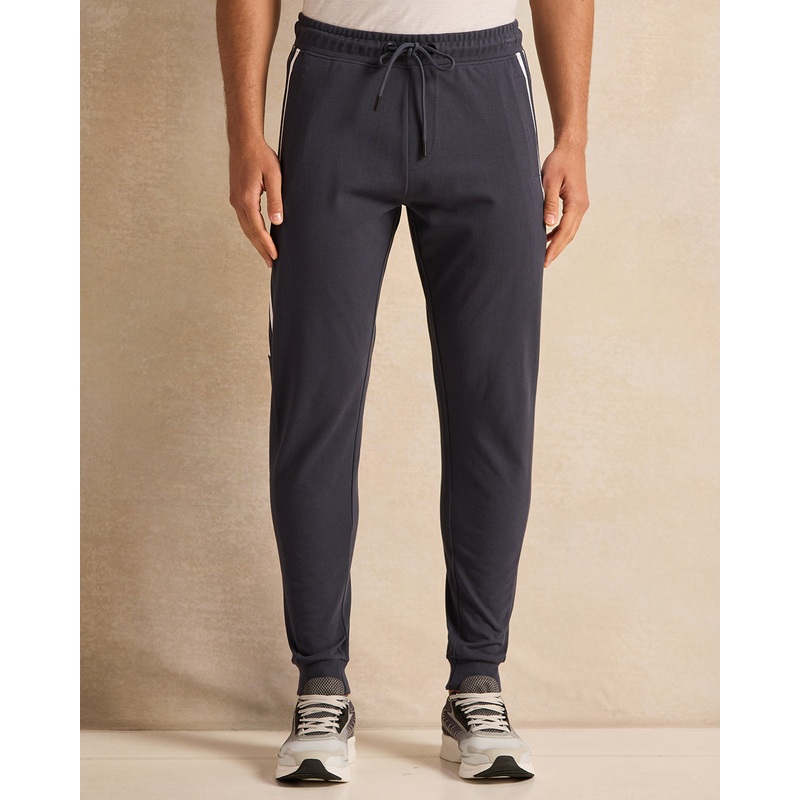 Men Navy Pique Track Pants|Small|Medium|Large|X-Large|XX-Large