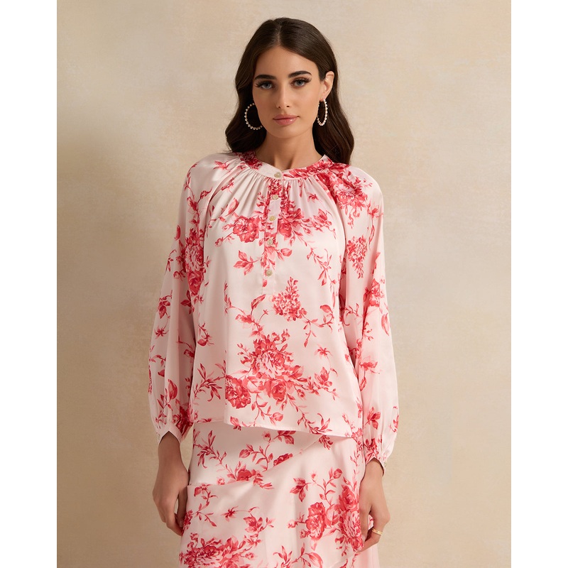 Women Assorted Floral Print Blouse