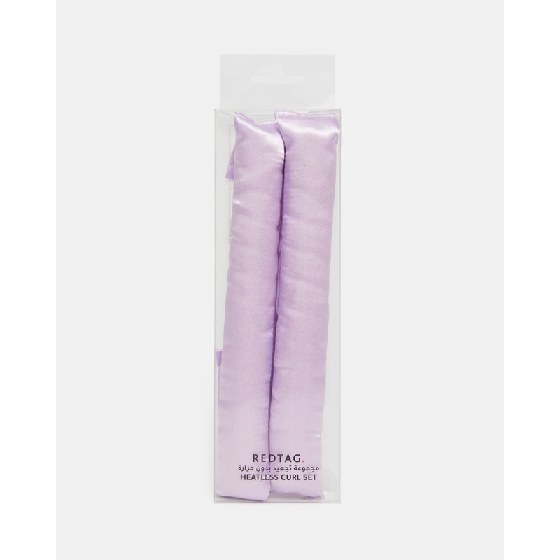 Women Purple Heatless Curl Set