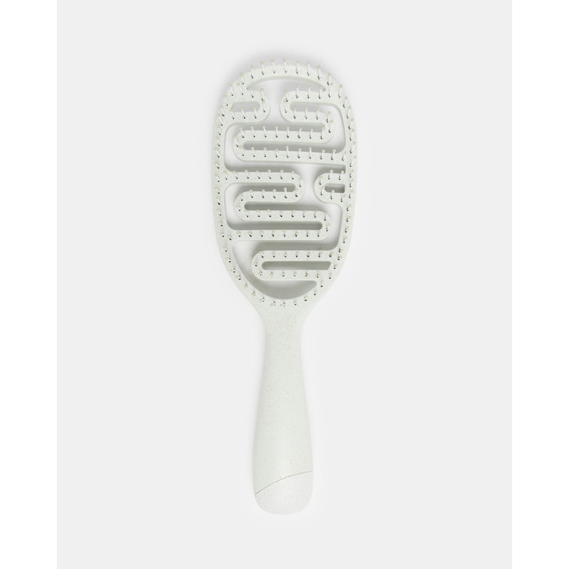 Women White Wet Hair Brush