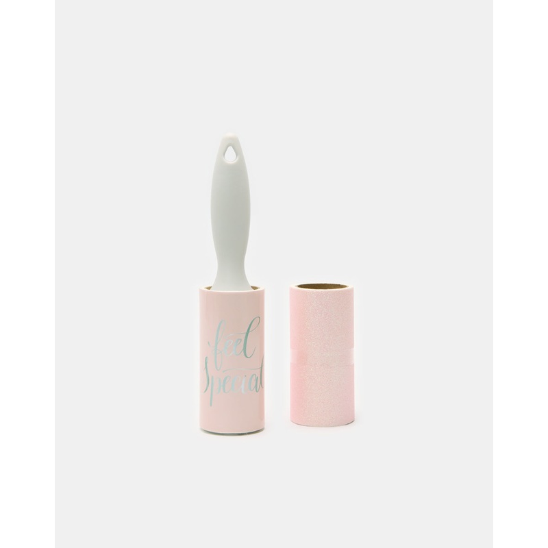 Beige Printed Lint Roller