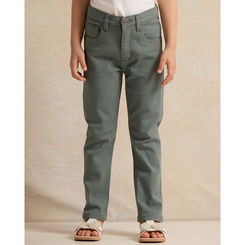 Girls Blue 5 Pocket Jeans|2-3 Years|3-4 Years|4-5 Years|5-6 Years|6-7 Years|7-8 Years