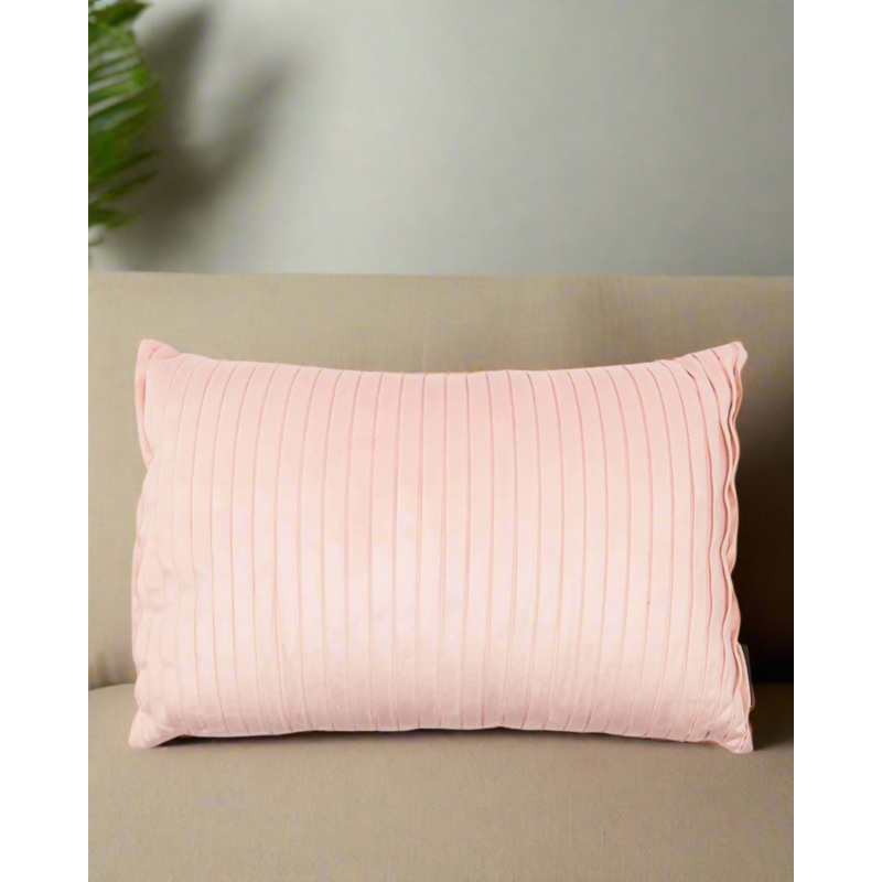 Pink Pleated Cushion