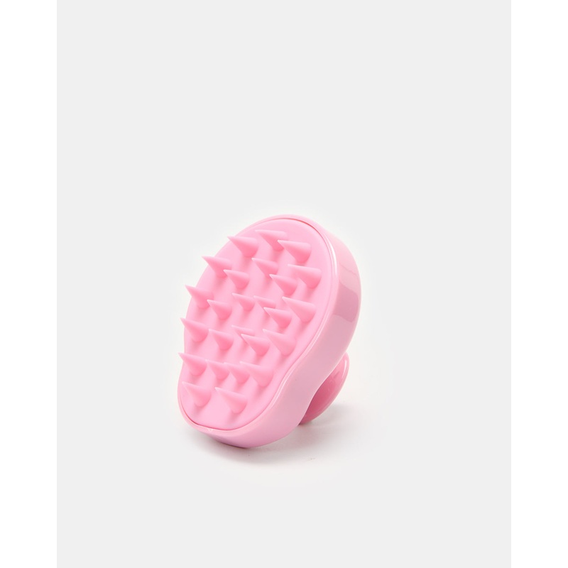 Women Pink Plain Scalp Massager