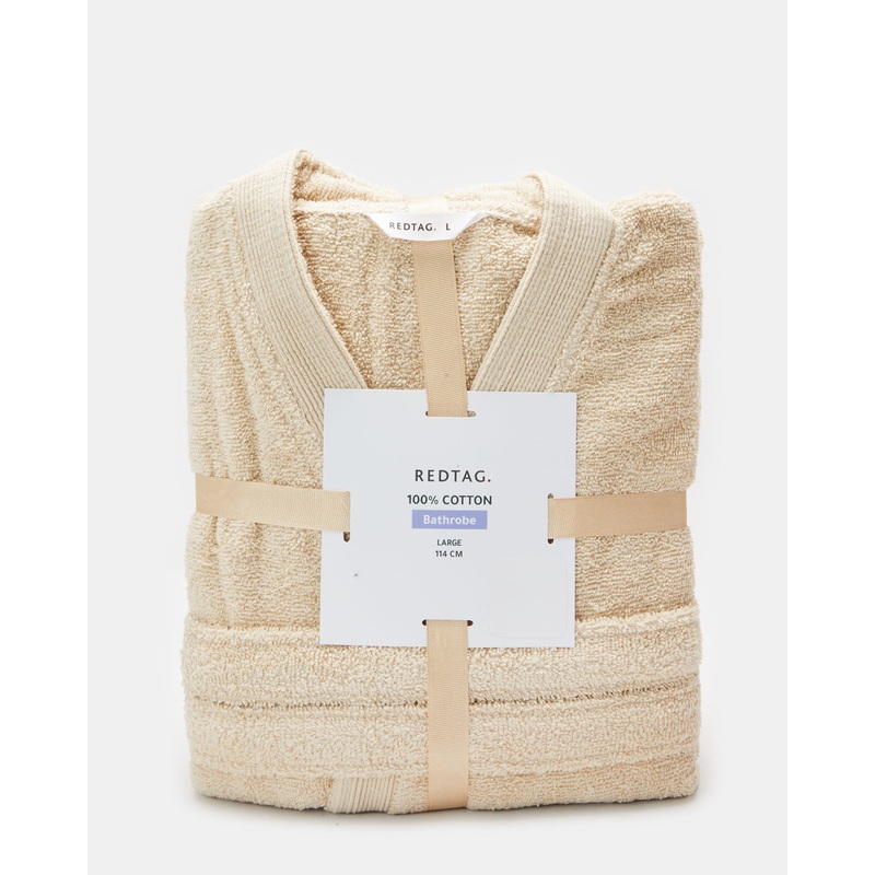 Beige Kimono Bathrobe (L)