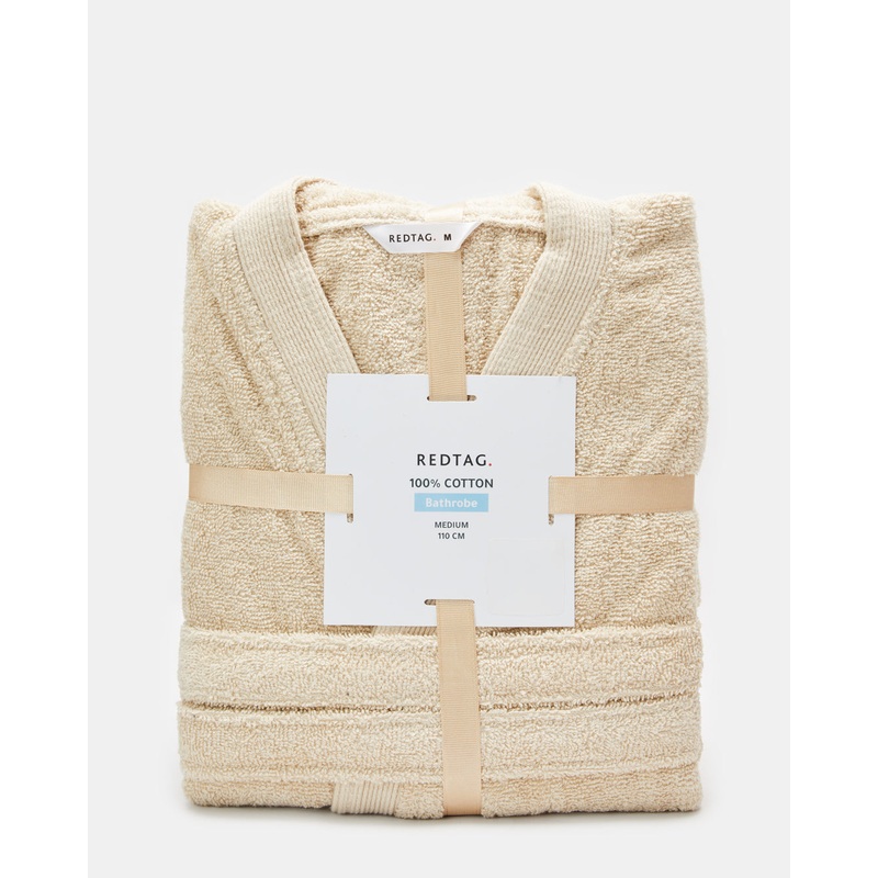 Beige Kimono Bathrobe (M)