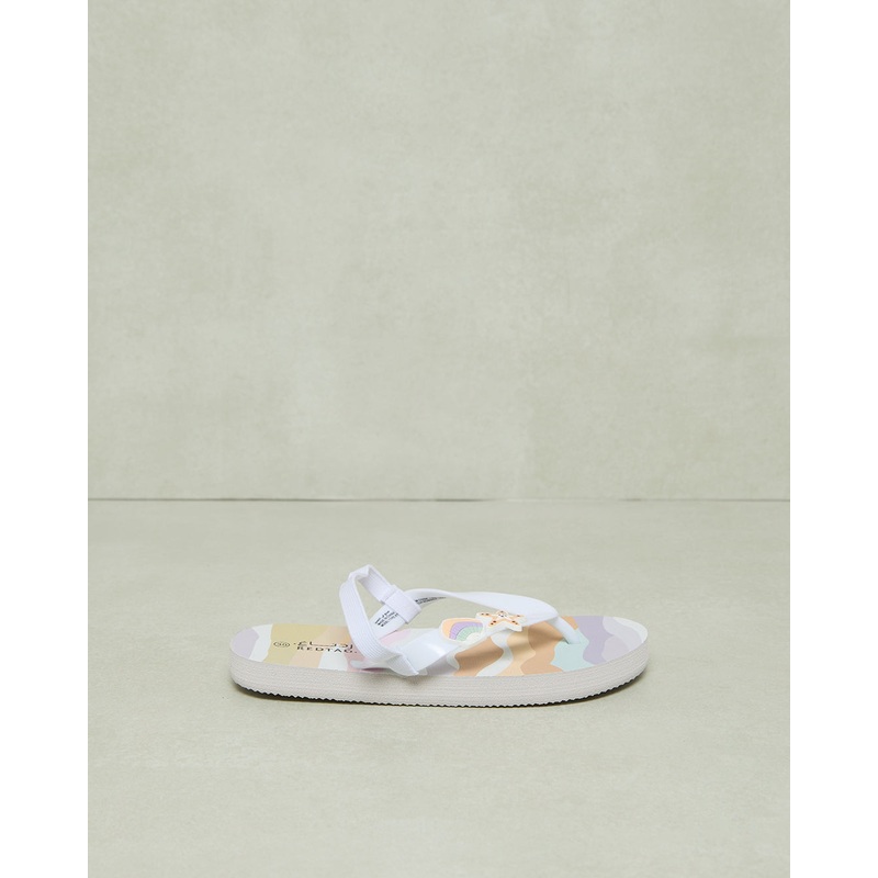 Girls Multicolour Sea Shell Toe-Post