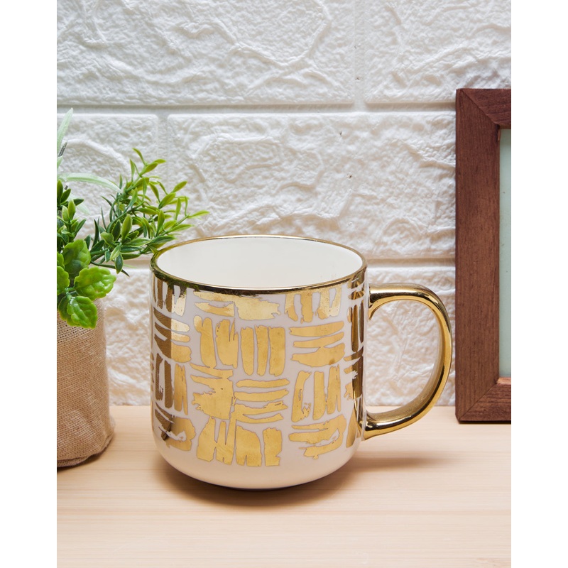 Gold Printed Single Mug