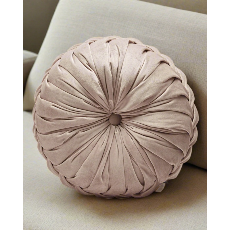 Grey Round Cushion