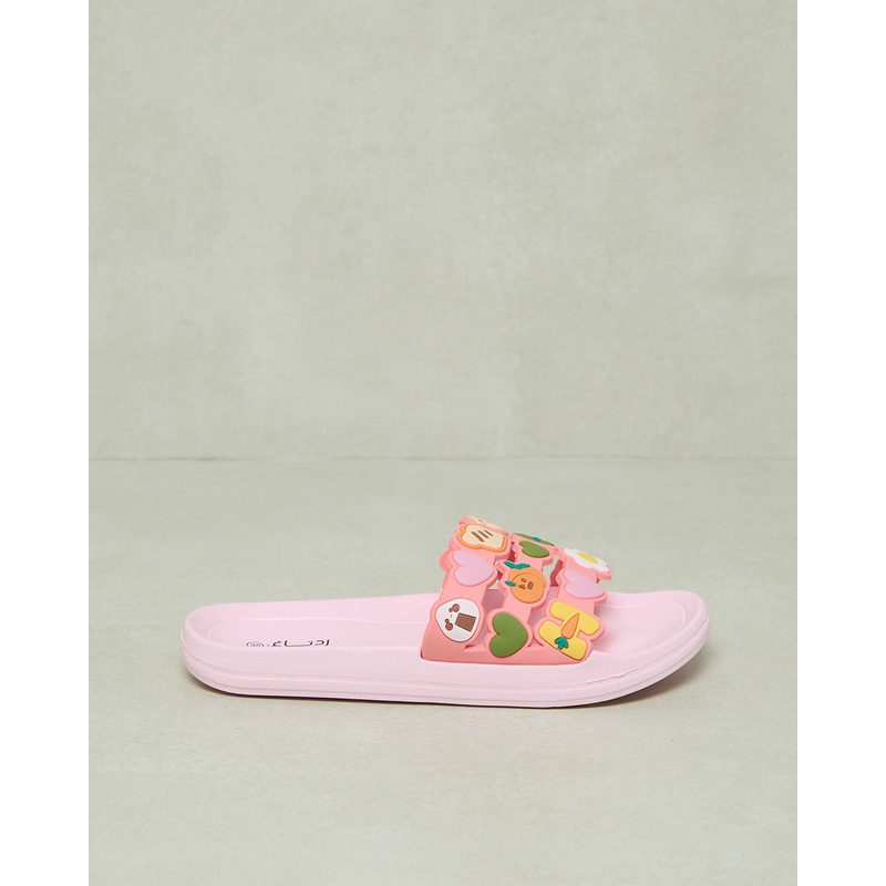 Senior Girls Pink Strap Slide|EU30|EU31|EU32|EU33|EU34|EU35