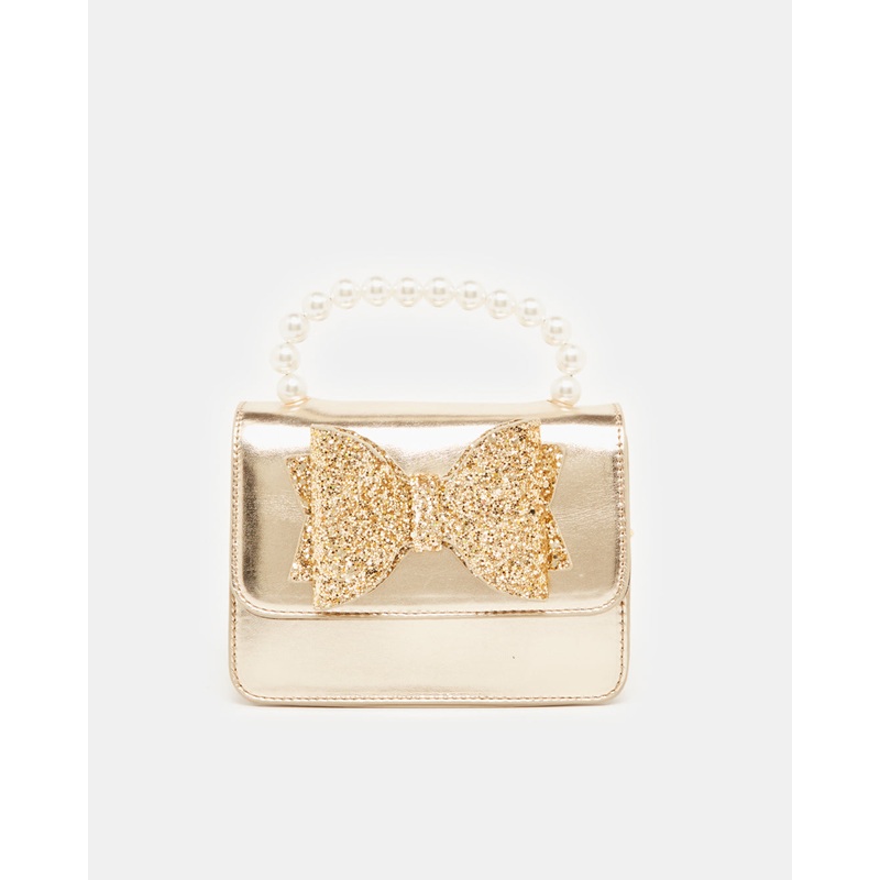 Women Gold Embellished Crossbody Bag