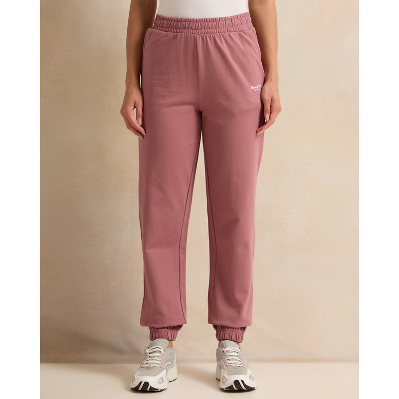 Women Pink Elasticated Hem Active Pants