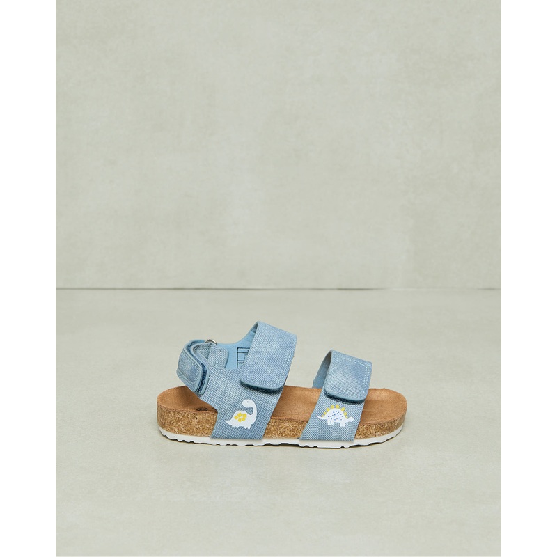 Infant Boys Dino Print Cork Sandal