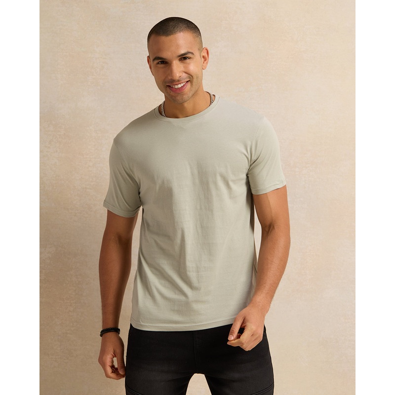 Men Teal Plain Basic T-Shirt|Small|Medium|Large|X-Large|XX-Large