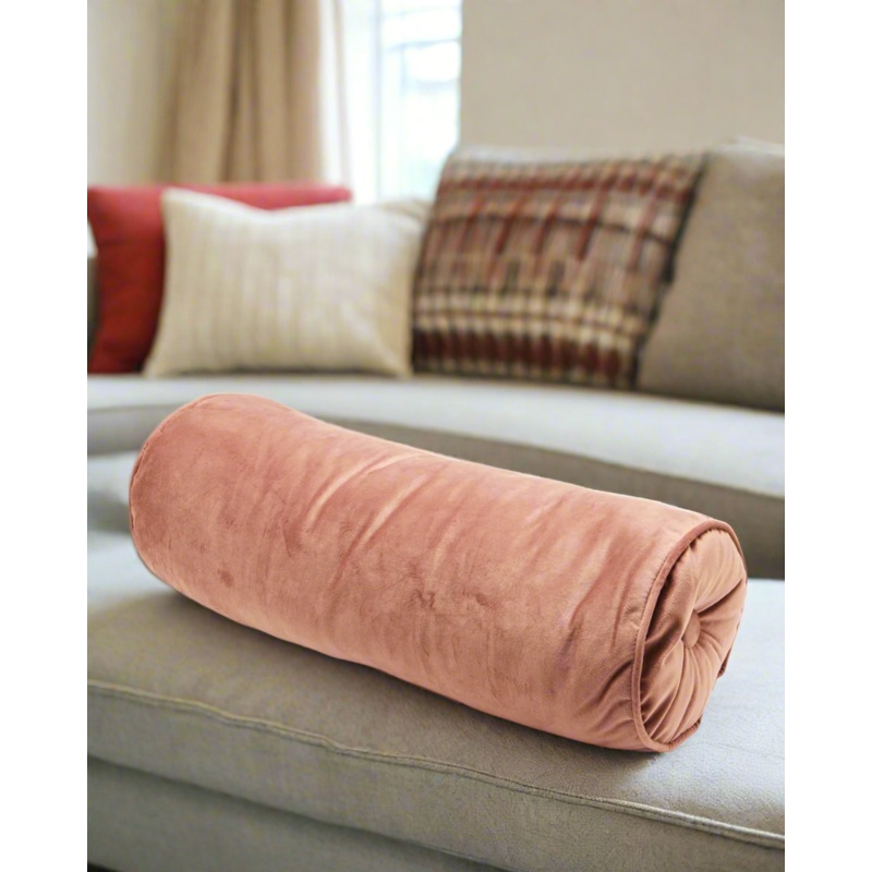 Pink Bolster Cushion