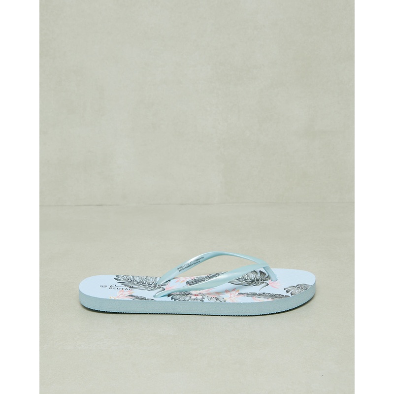 Women Blue Floral Flip Flop|EU36|EU37|EU38|EU39|EU40|EU41