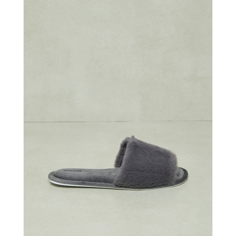 Women Charcoal Classic Slipper