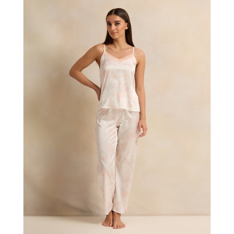 Women Pink Satin Cami Set|UK8|UK10|UK12|UK14|UK16|UK18
