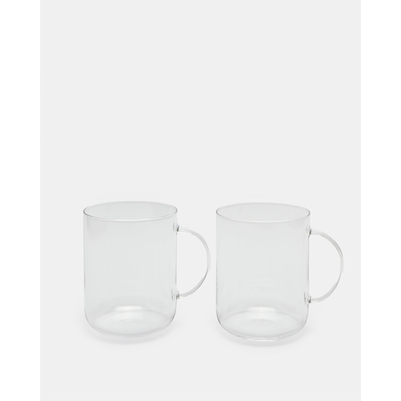 Borosilicate Glass Mug Set (2 Piece)