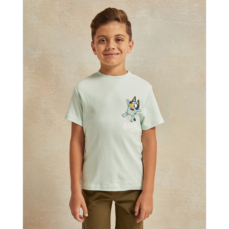 Boys Blue Bluey Print T-Shirt|2-3 Years|3-4 Years|4-5 Years|5-6 Years|6-7 Years|7-8 Years