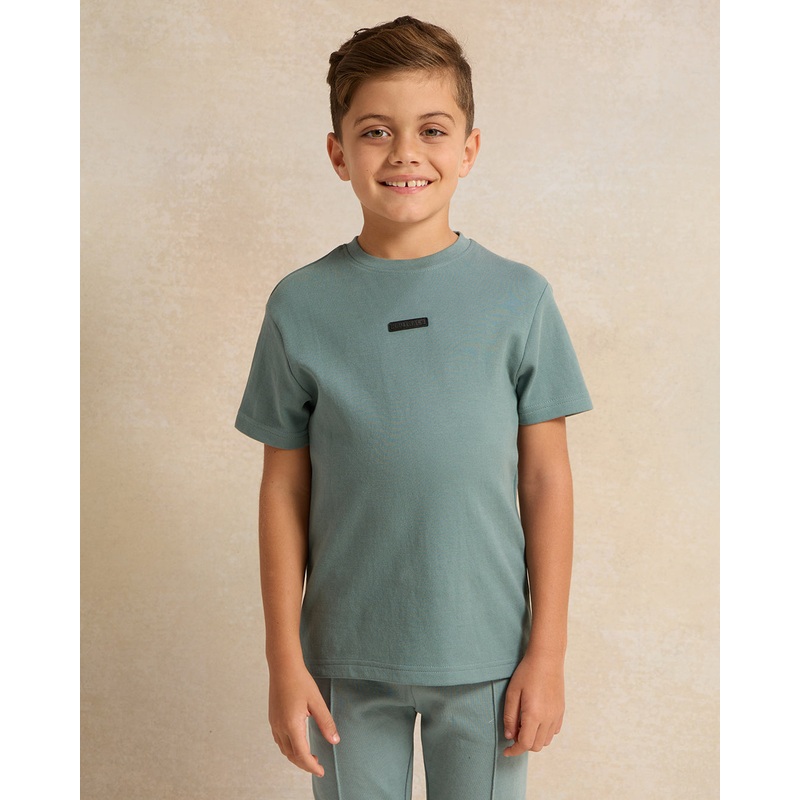 Boys Teal Plain T-Shirt|2-3 Years|3-4 Years|4-5 Years|5-6 Years|6-7 Years|7-8 Years