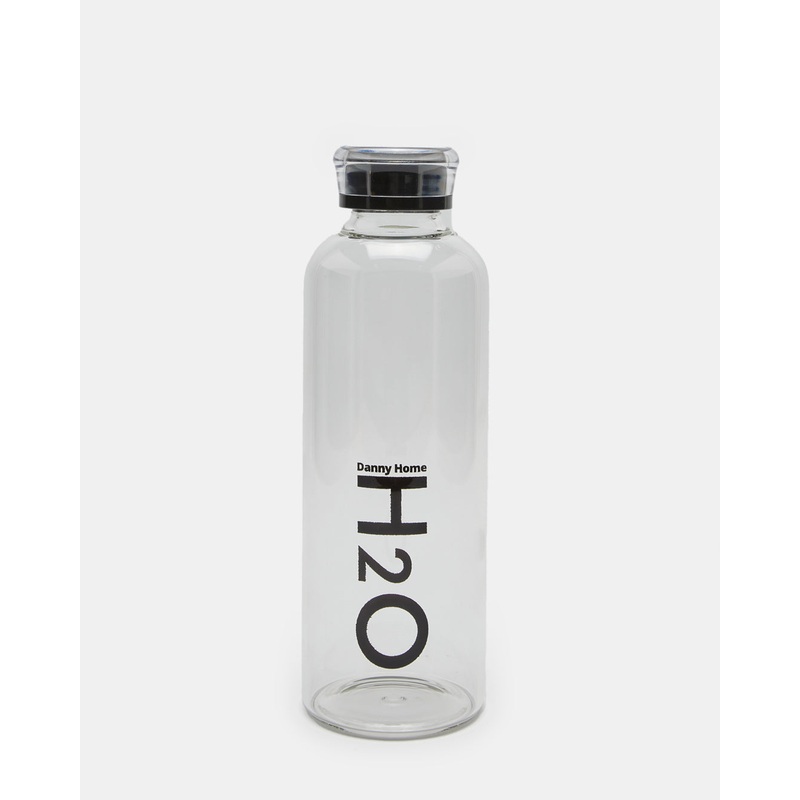 Clear Printed Glass Drinking Bottle (750ml)