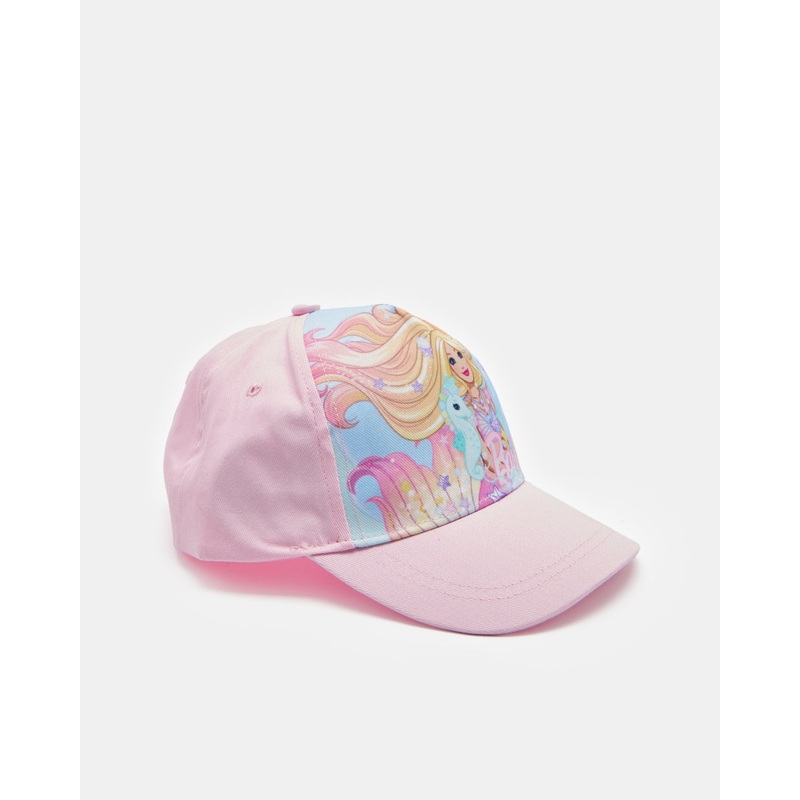 Girls Pink Barbie Cap