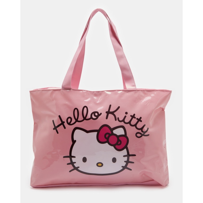 Girls Pink Hello Kitty Tote Bag