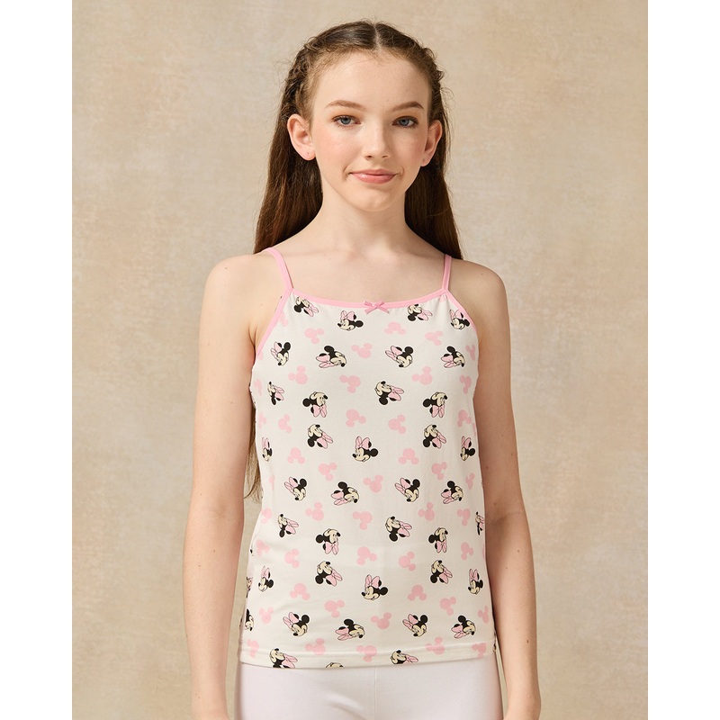 Senior Girls Pink And White Vest (Pack of 2)