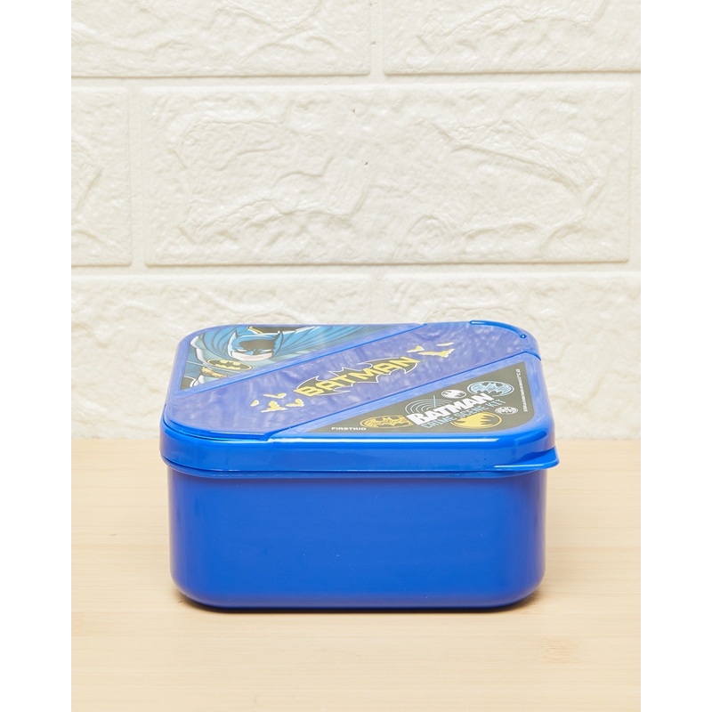 Boys Blue Batman Lunch Box With Cutlery