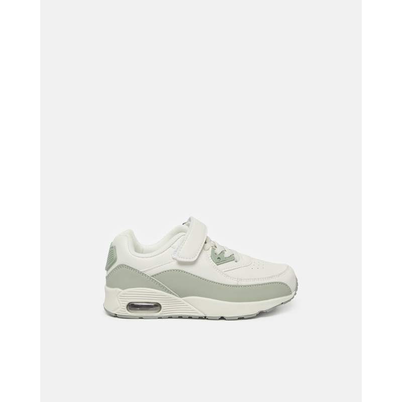Boys Grey Colour Block Trainers