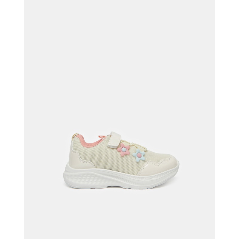 Girls Beige Floral Trainer|EU25|EU26|EU27|EU28|EU29|EU30