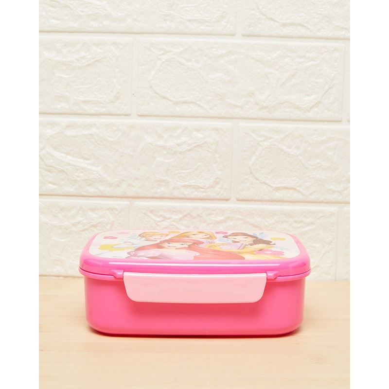 Girls Pink Princess Lunch Box With Inner Tray