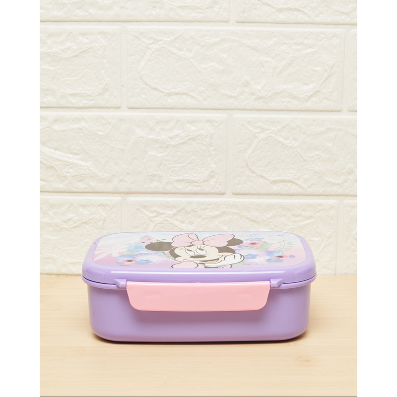 Girls Purple Minnie Lunch Box With Inner Tray