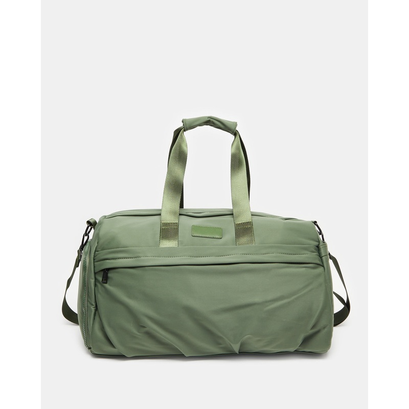 Green Nylon Duffle Bag