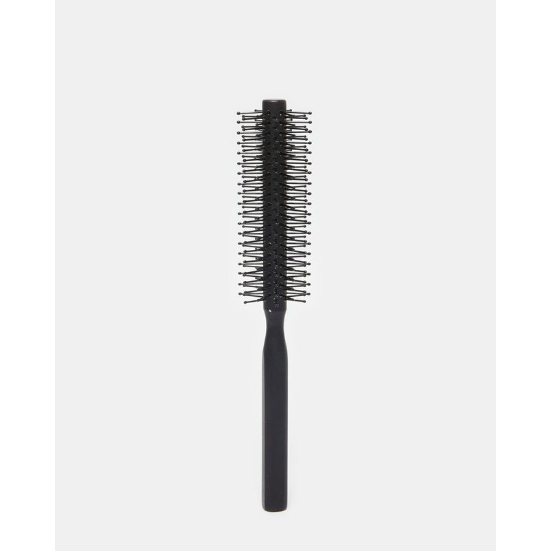 Women Black Wooden Curl Hair Brush