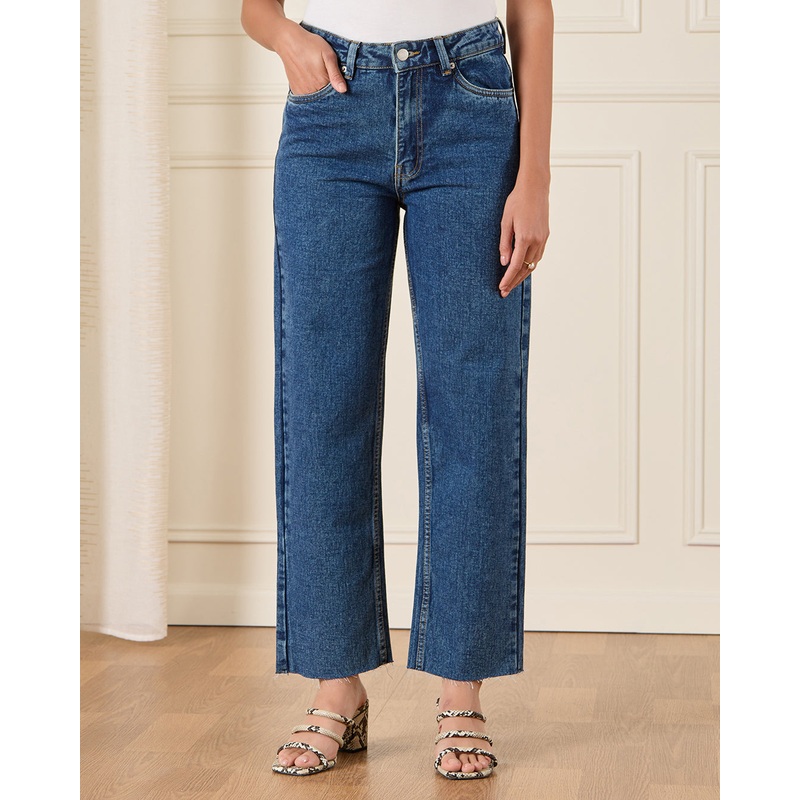 Women Blue Straight Jeans|UK8|UK10|UK12|UK14|UK16|UK18