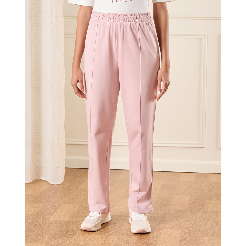 Women Pink Terry Active Pants|Small|Medium|Large|X-Large