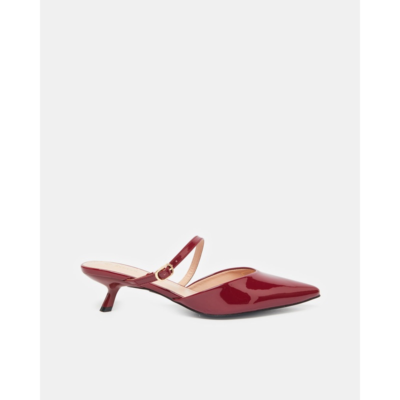 Women Red Strappy Mule|EU36|EU37|EU38|EU39|EU40|EU41