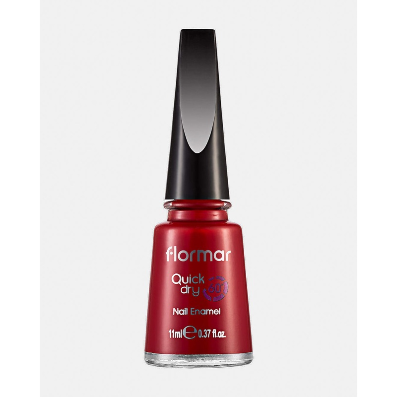 Flormar Quick Dry Nail Enamel – Qd04 Red Flag