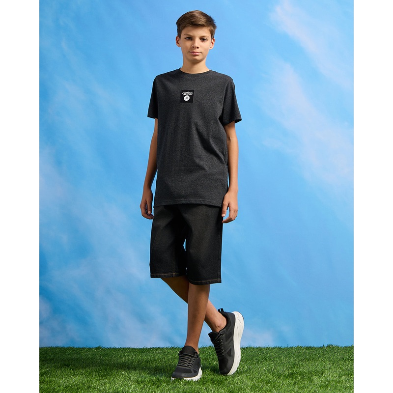 Senior Boys Charcoal Pikachu T-Shirt